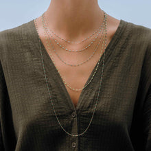 Gigi Clozeau - Sautoir émeraude Classique Gigi, or rose, 86 cm