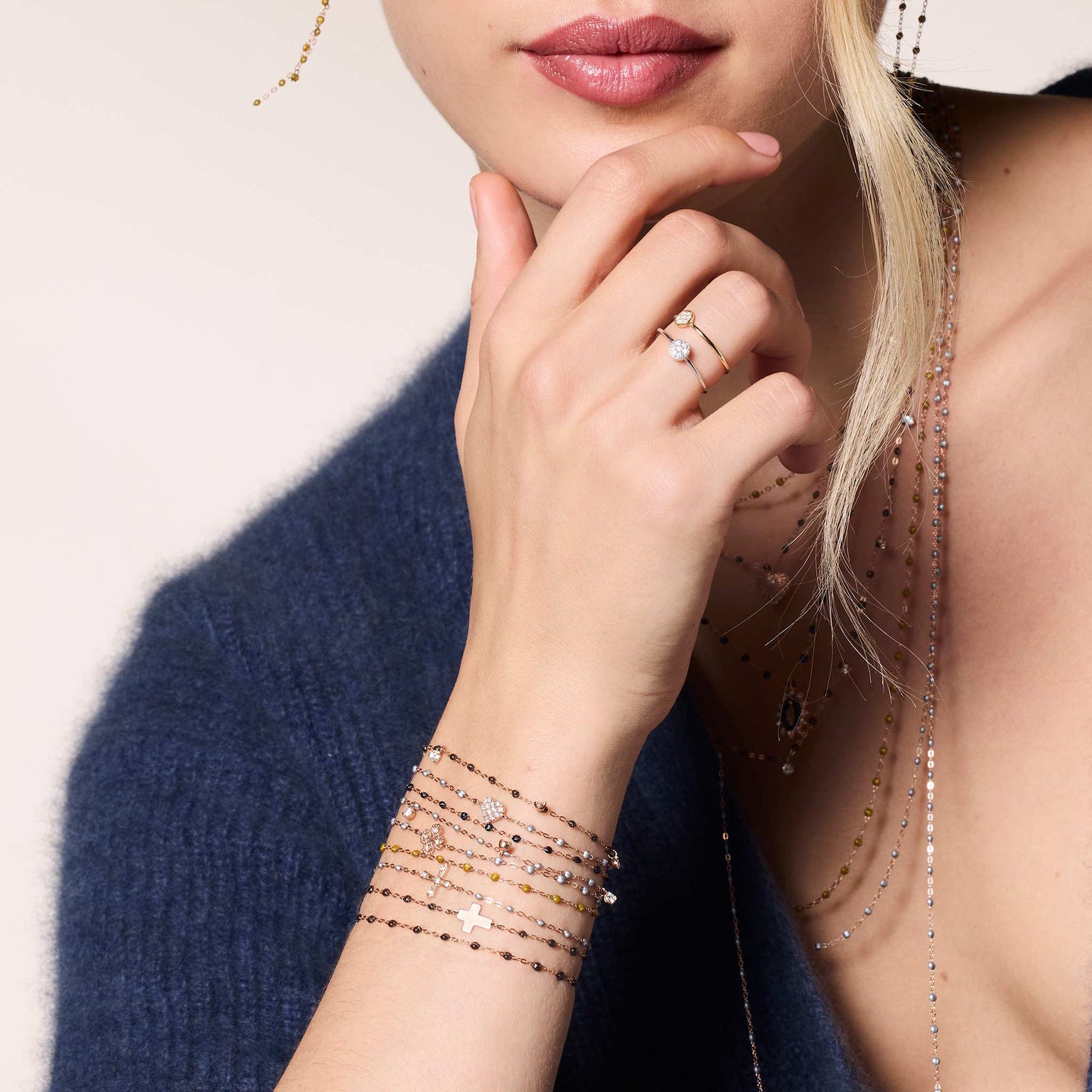 Gigi Clozeau - Puce Diamond Ring, Yellow Gold, Size 51