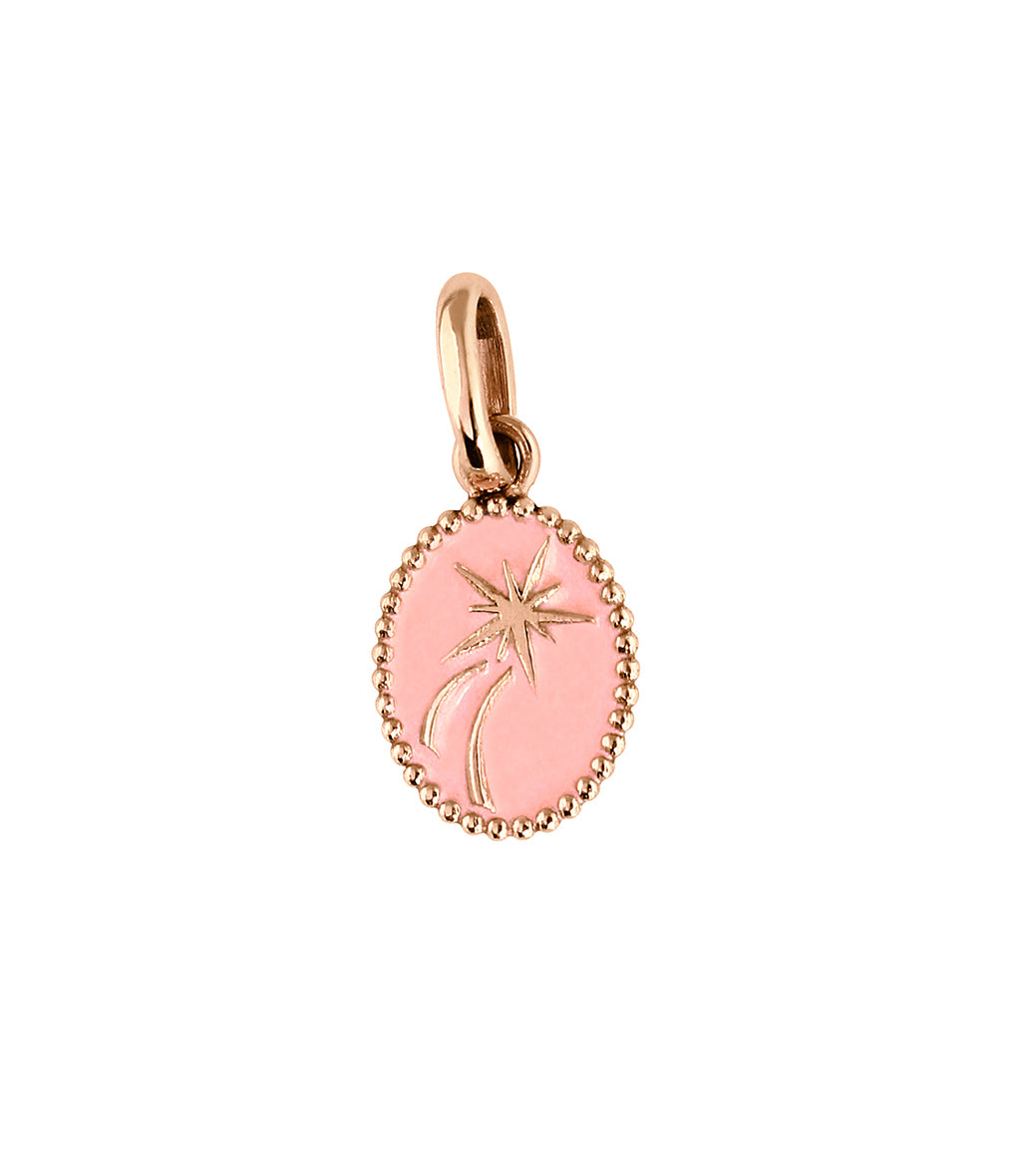 Gigi Clozeau - Shooting Star Pendant, Saumon, Rose Gold