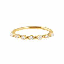 Gigi Clozeau - Classic Gigi 7 Diamonds Ring, Yellow Gold, Size 53