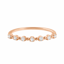 Gigi Clozeau - Classic Gigi 7 Diamonds Ring, Rose Gold, Size 52