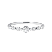 Gigi Clozeau - Bague Solitaire Gigi, diamants, or blanc, T 52