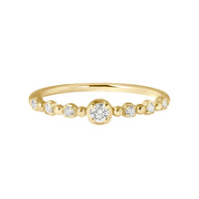 Gigi Clozeau - Bague Solitaire Gigi, diamants, or jaune, T 49