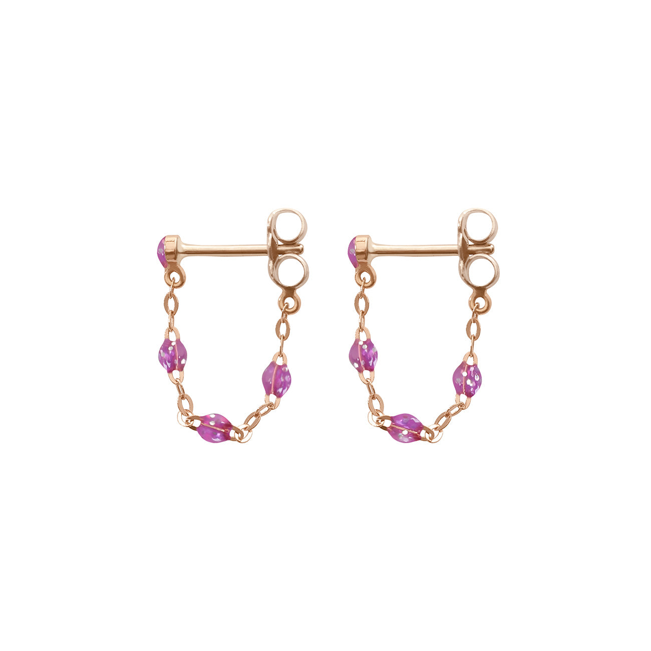 Gigi Clozeau - Boucles d'oreilles galaxy Classique Gigi, or rose
