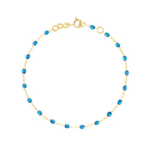 Gigi Clozeau - Bracelet azur Classique Gigi, or jaune, 17 cm