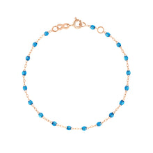 Gigi Clozeau - Bracelet azur Classique Gigi, or rose, 19 cm
