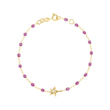 Gigi Clozeau - Bracelet galaxy Etoile, diamants, or jaune, 17 cm