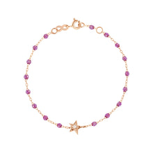 Gigi Clozeau - Bracelet galaxy Etoile, diamants, or rose, 17 cm