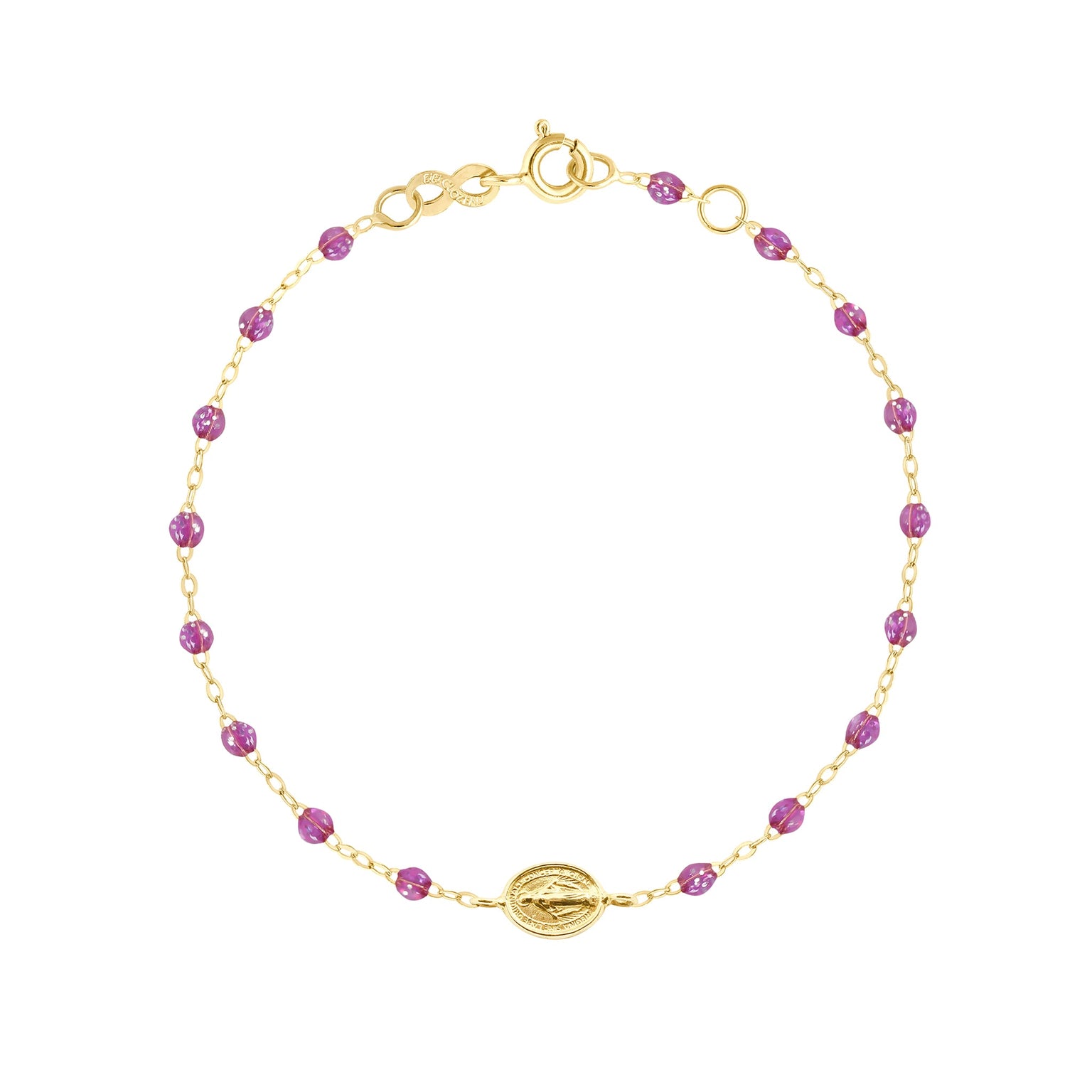 Gigi Clozeau - Bracelet galaxy Madone, or jaune, 17 cm