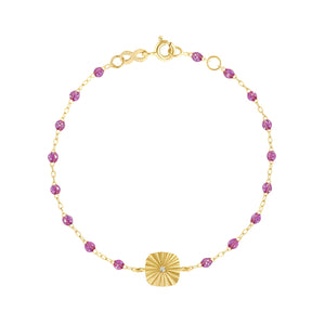 Gigi Clozeau - Bracelet galaxy Miss Lumière diamant, or jaune, 17 cm