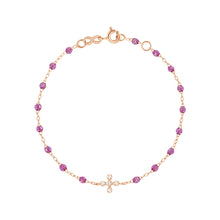 Gigi Clozeau - Bracelet galaxy Spark diamants, or rose, 17 cm
