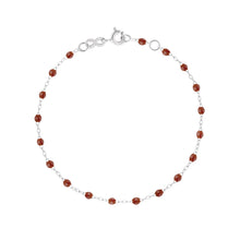 Gigi Clozeau - Bracelet moka Classique Gigi, or blanc, 17 cm