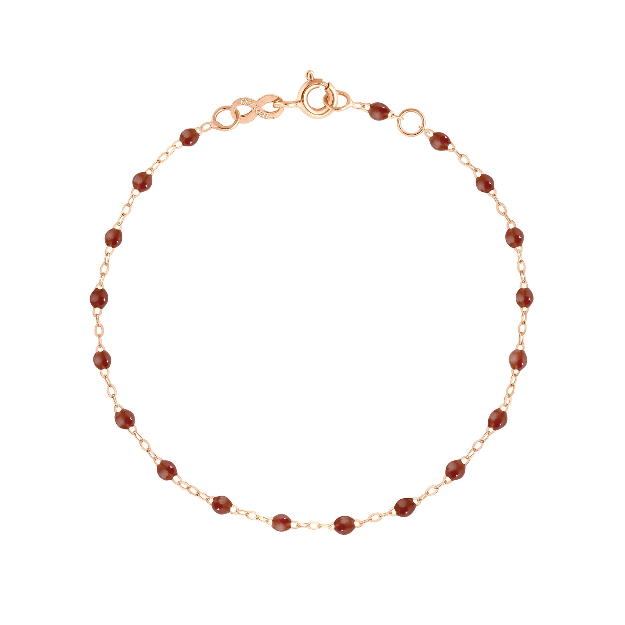 Gigi Clozeau - Bracelet moka Classique Gigi, or rose, 19 cm