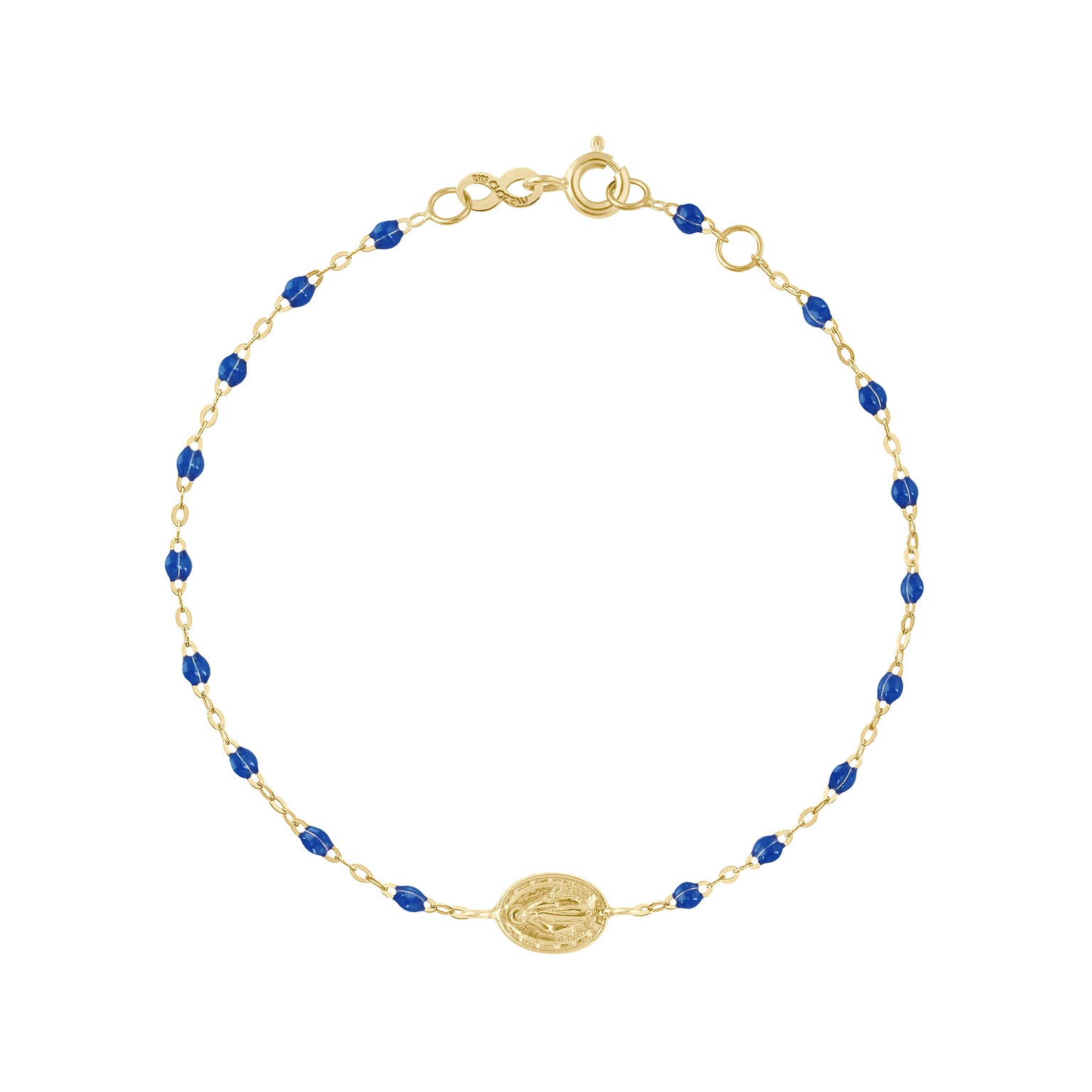 Gigi Clozeau - Bracelet prusse Madone, or jaune, 17 cm