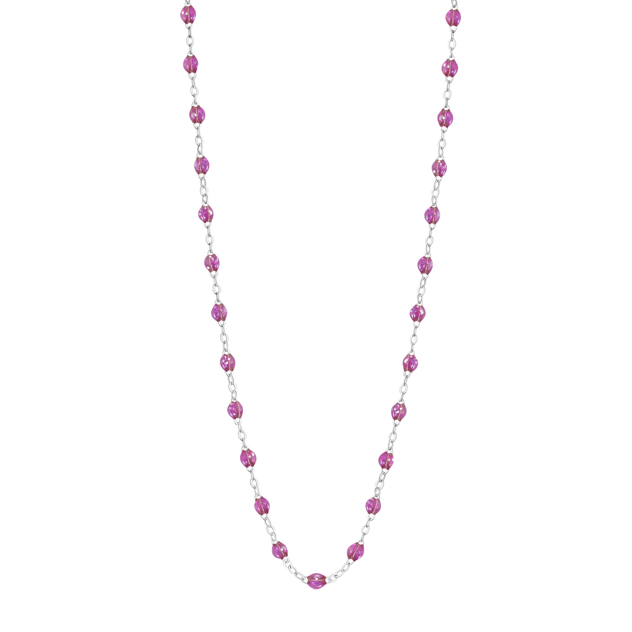 Gigi Clozeau - Collier galaxy Classique Gigi, or blanc, 50 cm