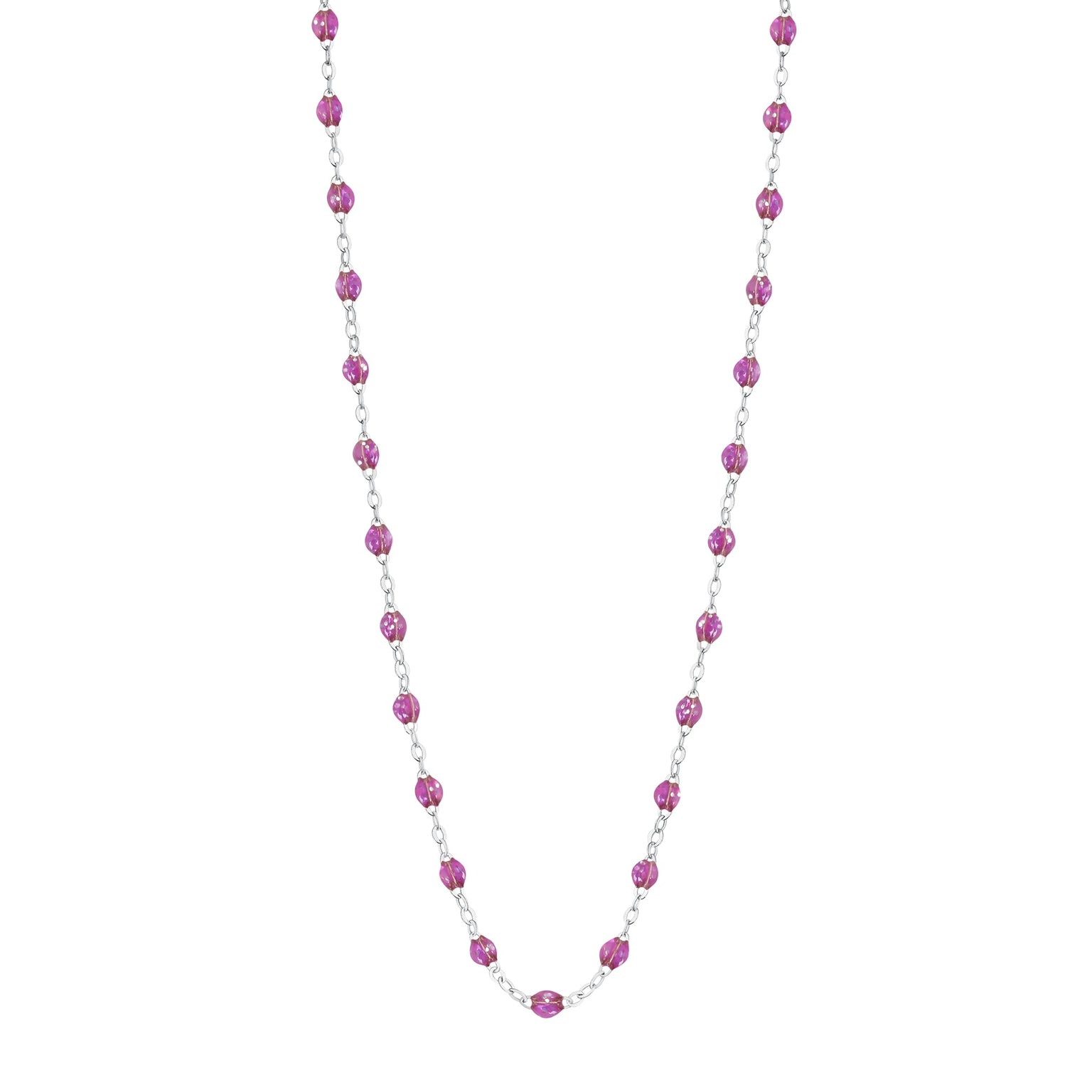 Gigi Clozeau - Collier galaxy Classique Gigi, or blanc, 50 cm