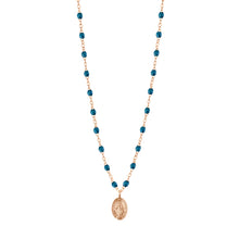 Gigi Clozeau - Collier jungle Madone, or rose, 42 cm 