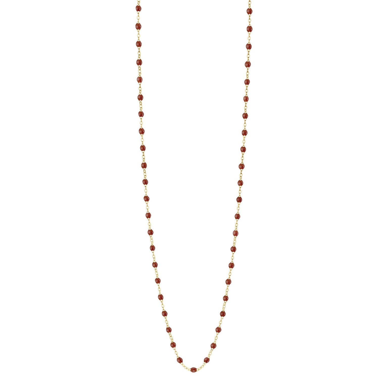Gigi Clozeau - Collier moka Classique Gigi, or jaune, 60 cm