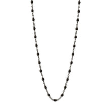 Gigi Clozeau - Collier noir Classique Gigi, or noir, 45 cm