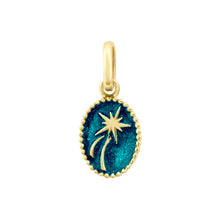 Gigi Clozeau - Pendentif Etoile Espoir résine jungle, or jaune