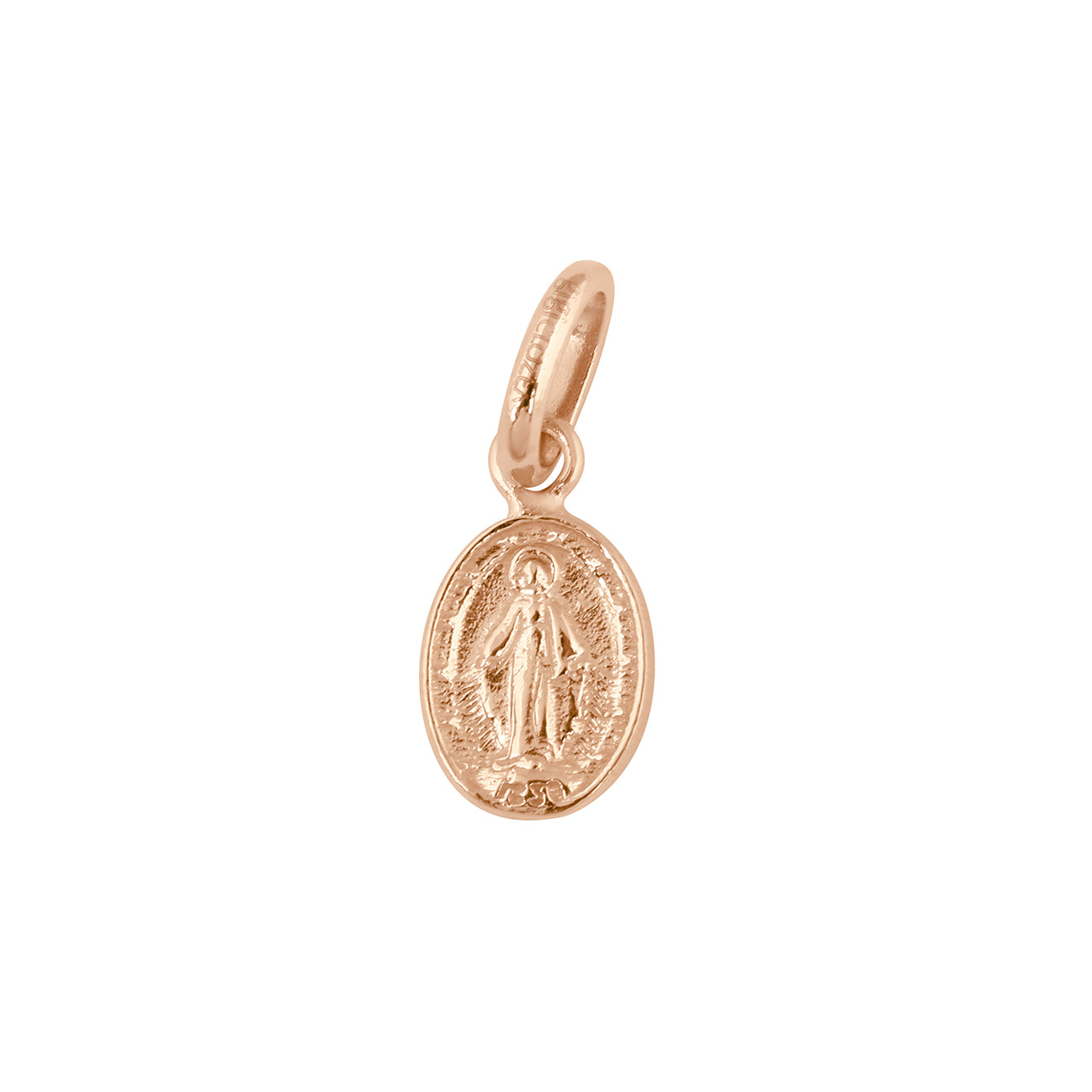Gigi Clozeau - Pendentif petite Madone or rose 