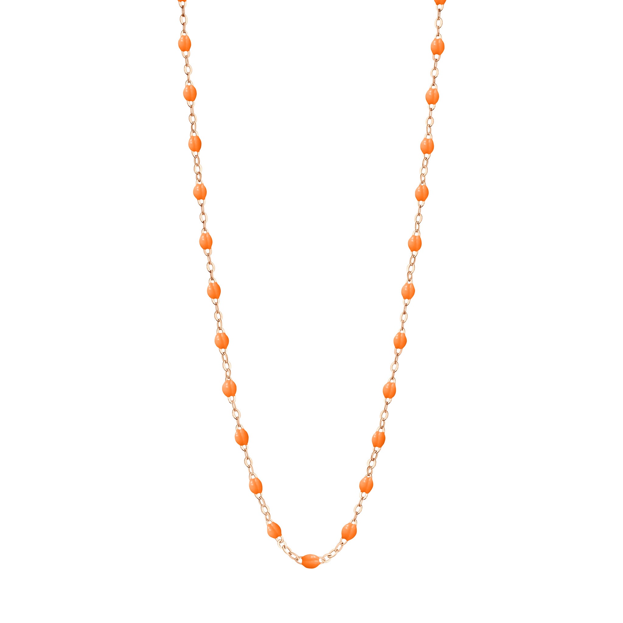 Gigi Clozeau - Collier mandarine Classique Gigi, or rose, 45 cm