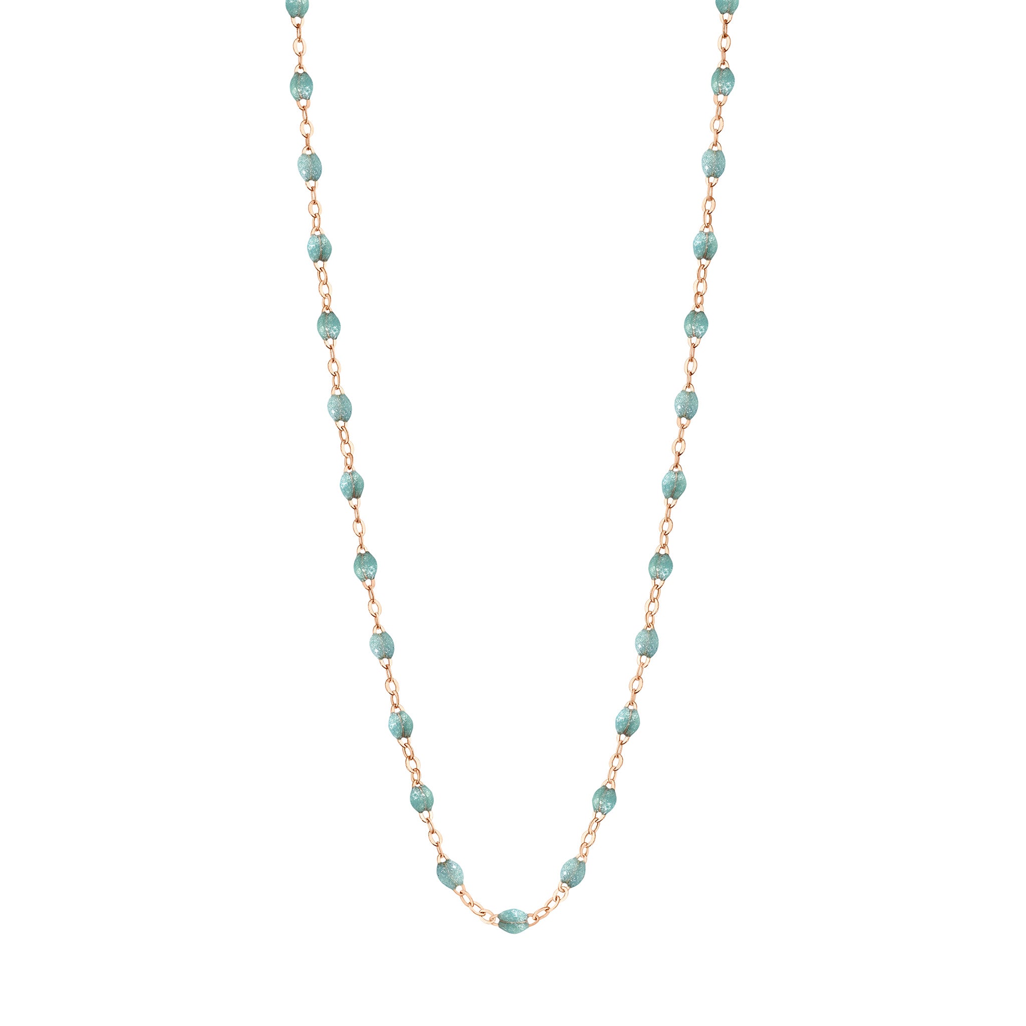 Gigi Clozeau - Collier Classique Gigi glacier, or rose, 45 cm