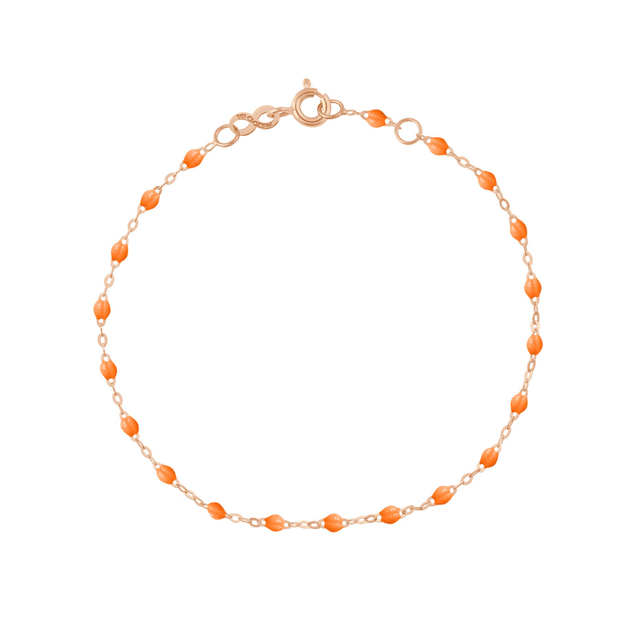 Gigi Clozeau - Bracelet mandarine Classique Gigi, or blanc, 15 cm