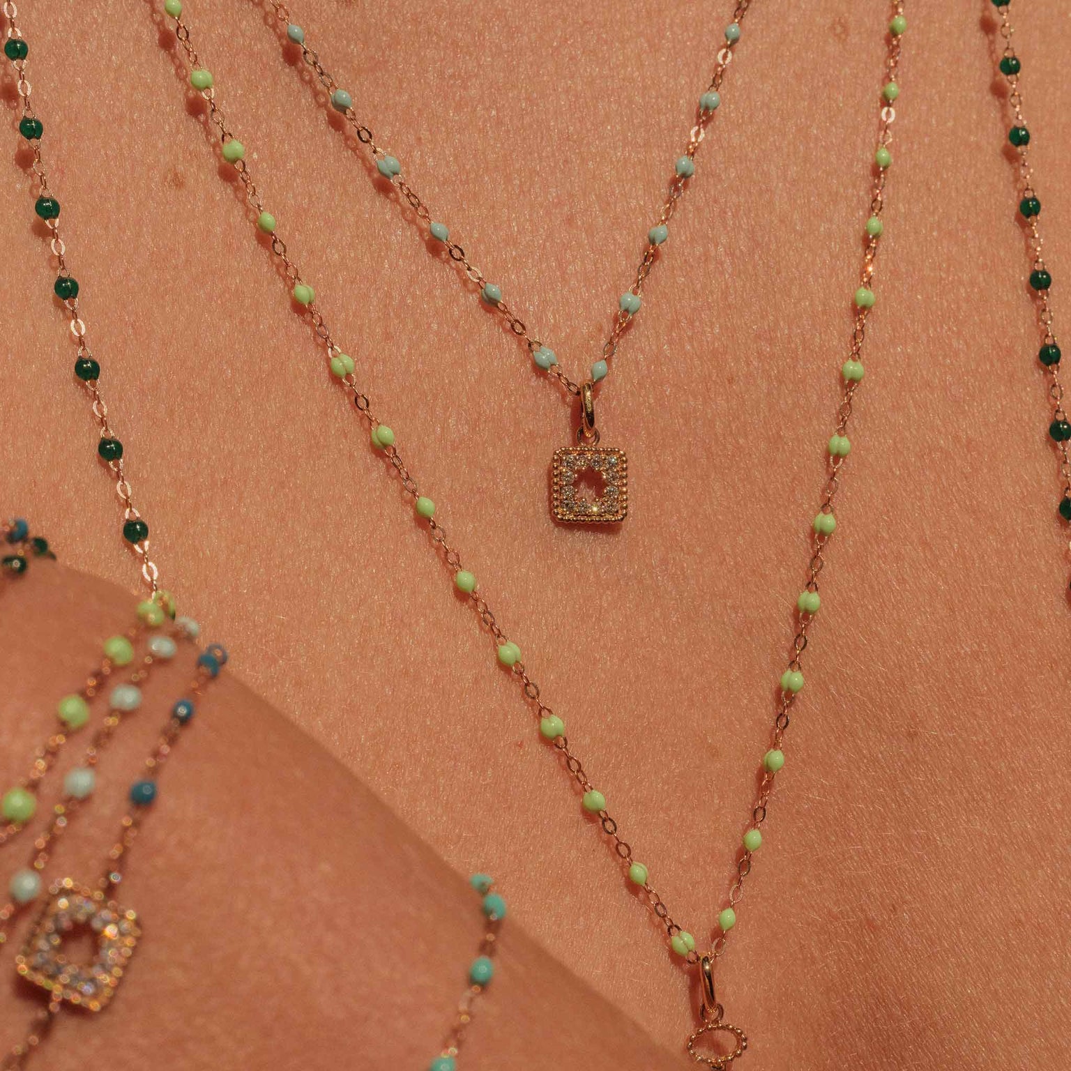 Gigi Clozeau - Pendentif Trésor, diamants, or jaune