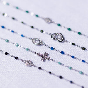 bracelet puce diamants