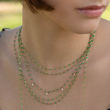 bijoux gigi Clozeau - Collier menthe Classique Gigi, or rose, 50 cm