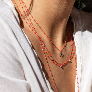 collier gigi clozeau soleil or rose