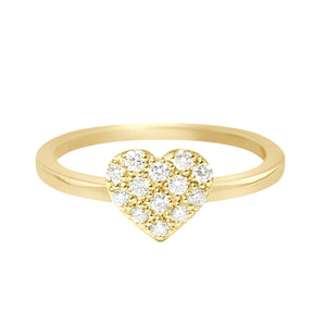 Gigi Clozeau - Bague In Love, diamants, or jaune, T 54