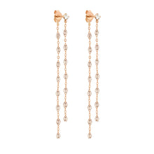 Gigi Clozeau - Boucles d'oreilles Dansantes Classique Gigi sparkle, diamants, or rose