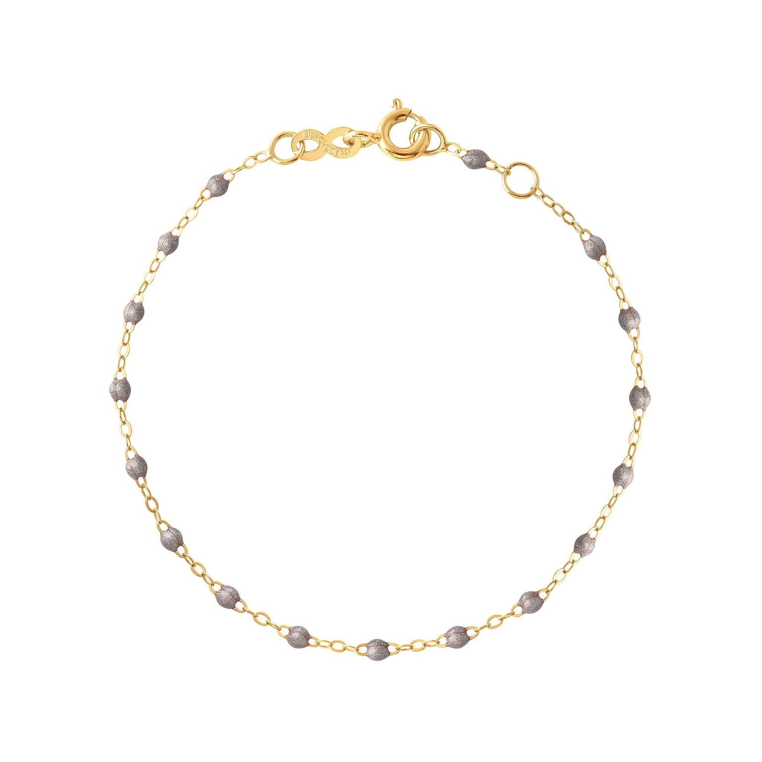 Gigi Clozeau - Bracelet argent Classique Gigi, or jaune, 15 cm