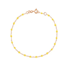 Gigi Clozeau - Bracelet citron Classique Gigi, or rose, 17 cm