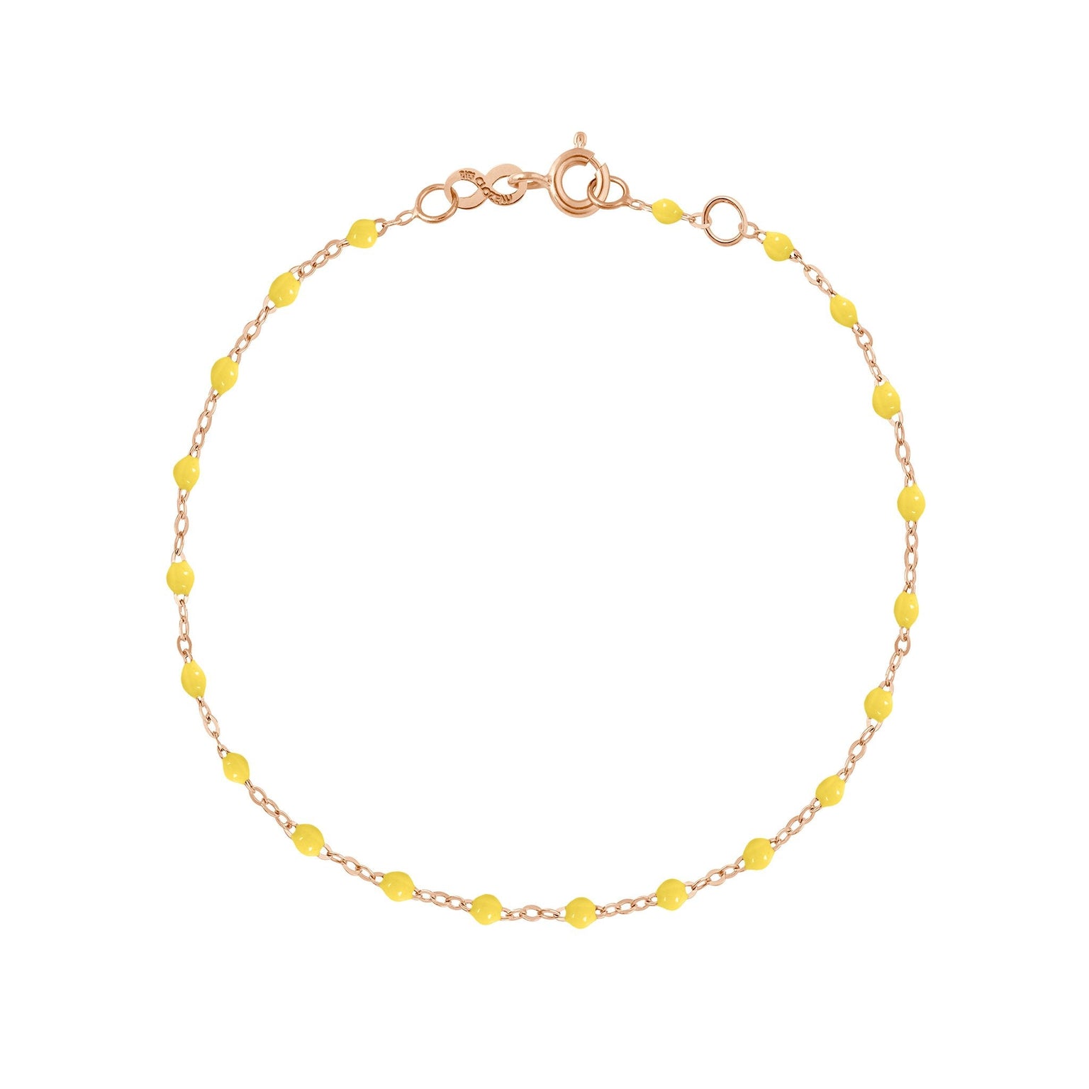 Gigi Clozeau - Bracelet citron Classique Gigi, or rose, 19 cm