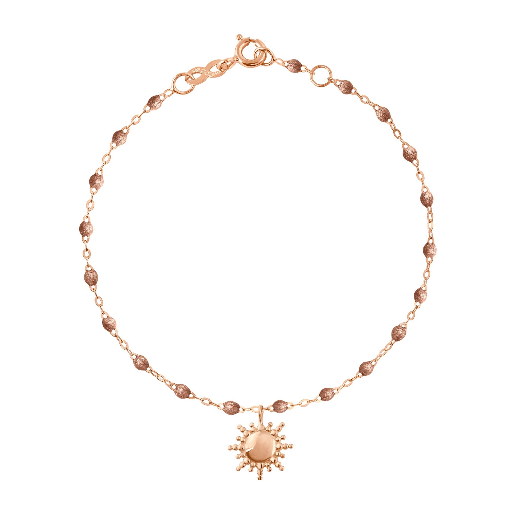 Gigi Clozeau - Bracelet cuivre Soleil, or rose, 17 cm