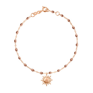 Gigi Clozeau - Bracelet cuivre Soleil, or rose, 17 cm