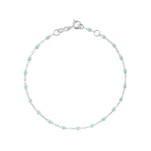 Gigi Clozeau - Bracelet jade Classique Gigi, or blanc, 15 cm