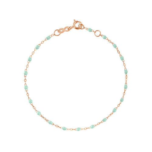 Gigi Clozeau - Bracelet jade Classique Gigi, or rose, 17 cm