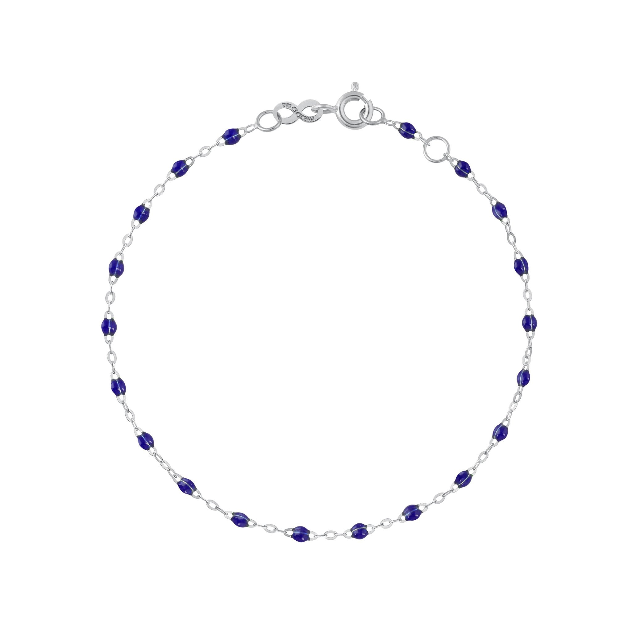 Gigi Clozeau - Bracelet prusse Classique Gigi, or blanc, 19 cm