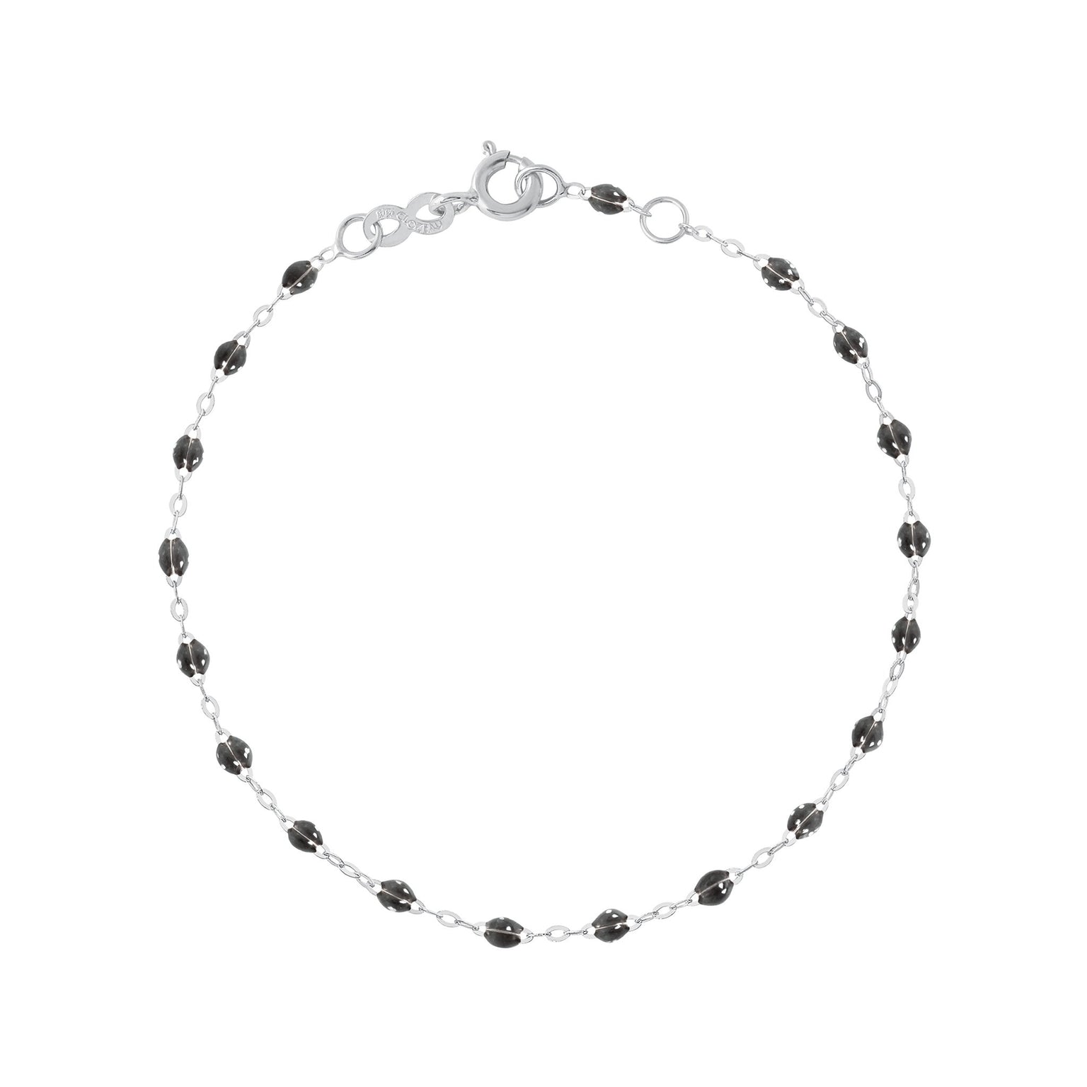 Gigi Clozeau - Bracelet quartz Classique Gigi, or blanc, 17 cm
