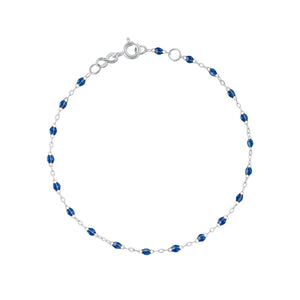 Gigi Clozeau - Bracelet saphir Classique Gigi, or blanc, 15 cm