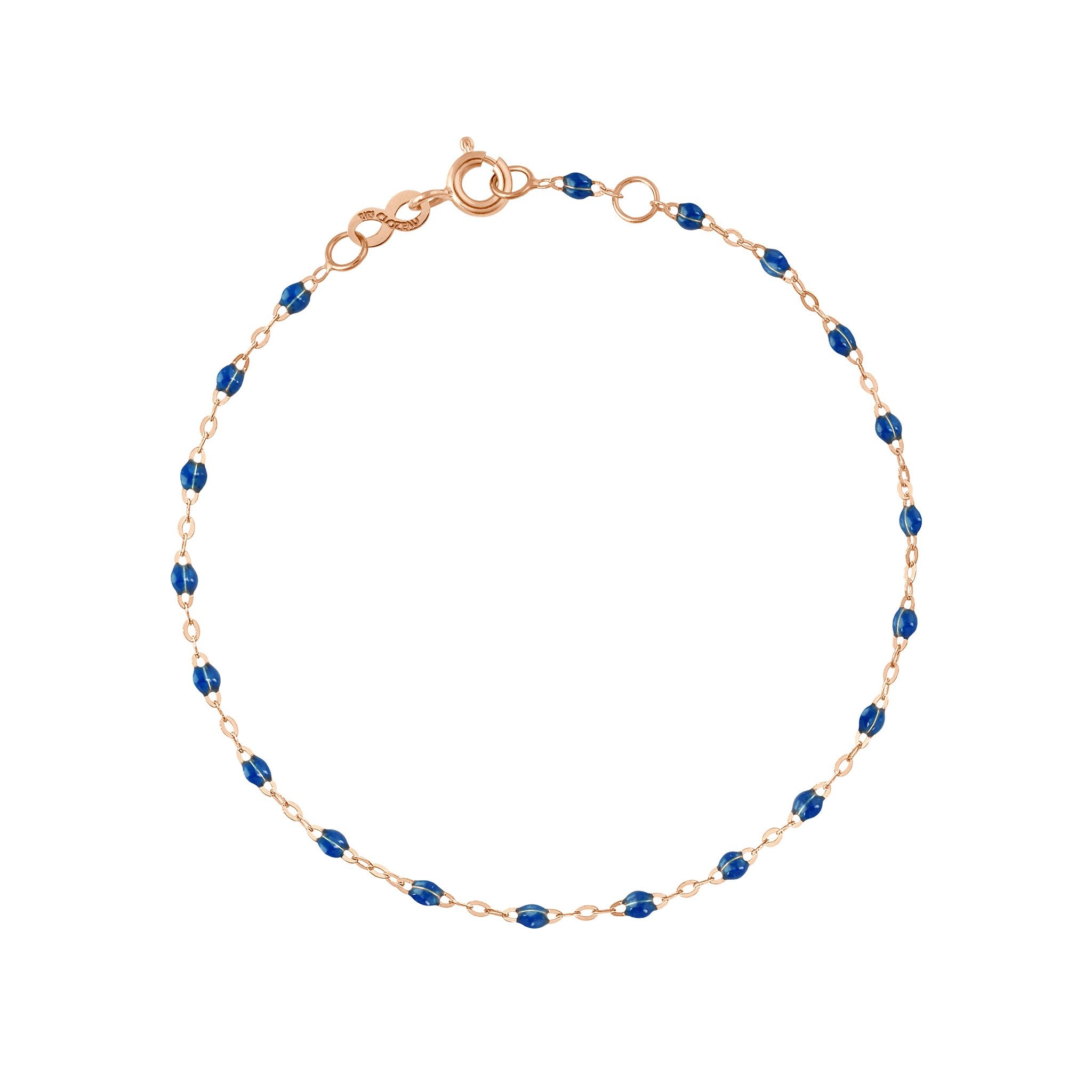 Gigi Clozeau - Bracelet saphir Classique Gigi, or rose, 15 cm