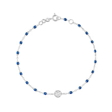 Gigi Clozeau - Bracelet saphir Puce diamants, or blanc, 17 cm