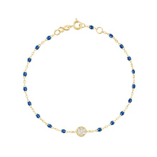 Gigi Clozeau - Bracelet saphir Puce diamants, or jaune, 17 cm