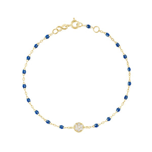 Gigi Clozeau - Bracelet saphir Puce diamants, or jaune, 17 cm