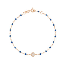 Gigi Clozeau - Bracelet saphir Puce diamants, or rose, 17 cm