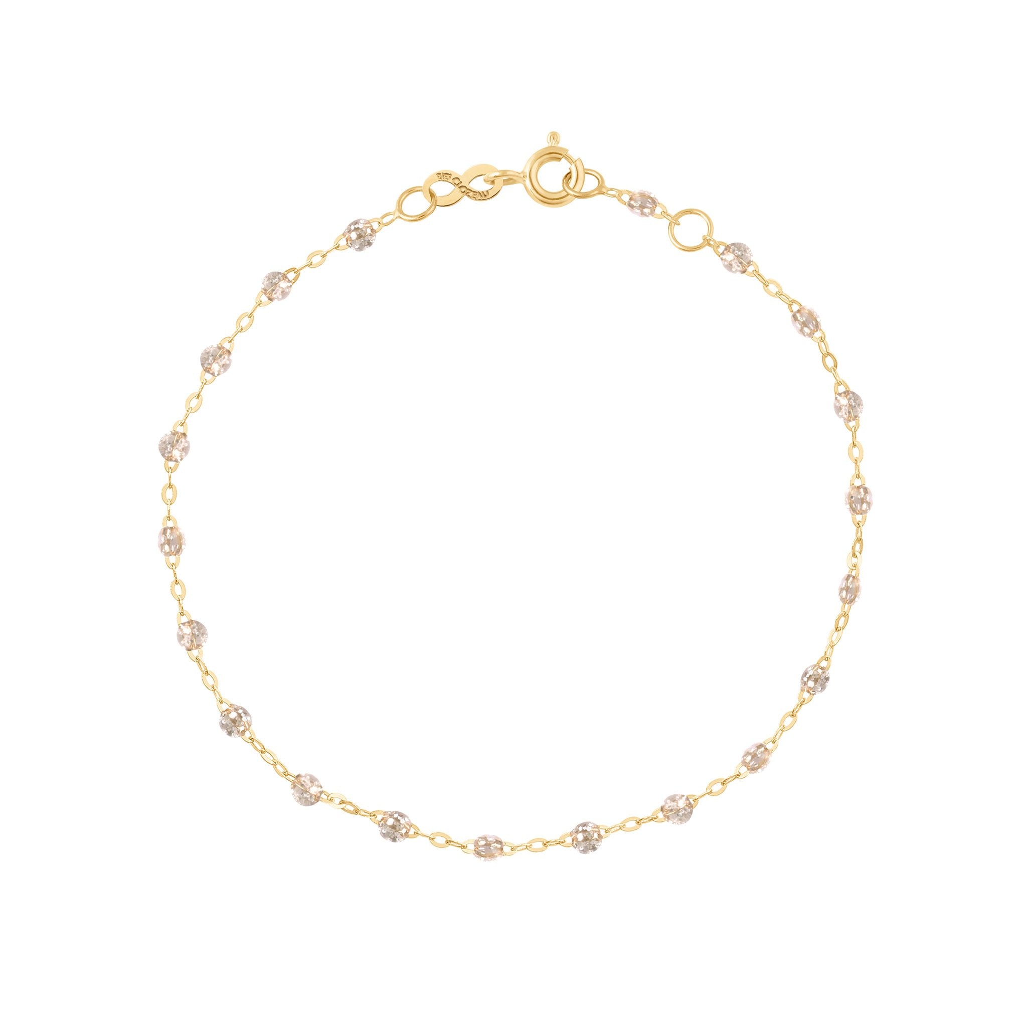 Gigi Clozeau - Bracelet sparkle Classique Gigi, or jaune, 17 cm